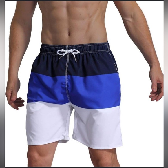 MILANKER Other - H&M Men's Navy and White Swim Trunks